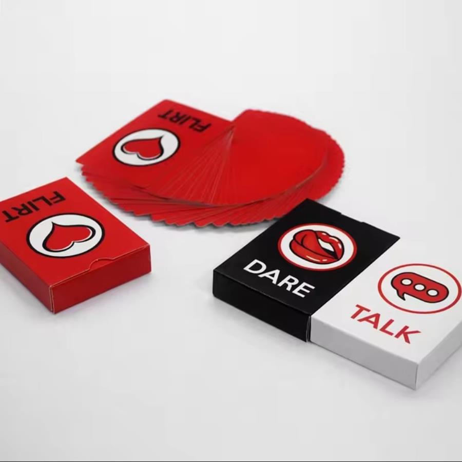 Talk, Flirt y Dare Juego de Cartas